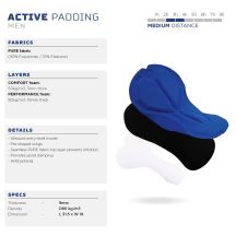 Rogelli Pantaloncini core bib black-blue