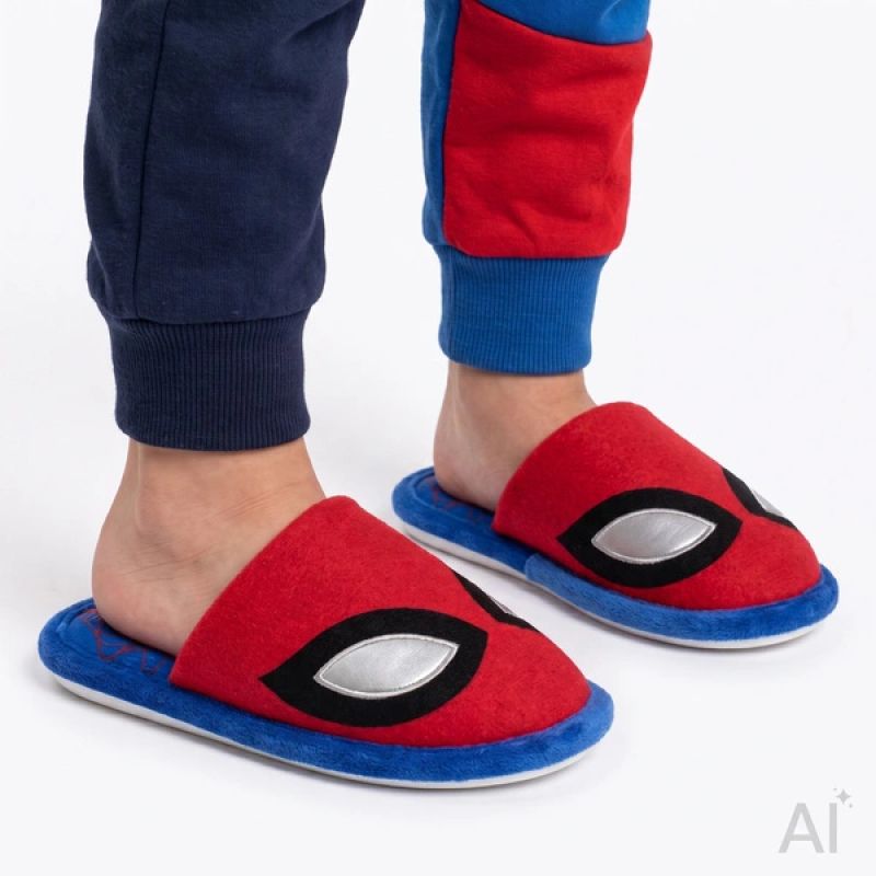 Cerda Ciabatte Spider-Man Plush for Soft Indoor Slippers