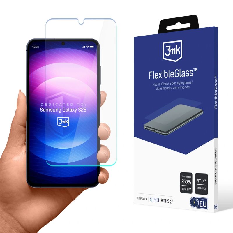 3mk FlexibleGlass Hybrid Glass for Samsung Galaxy S25