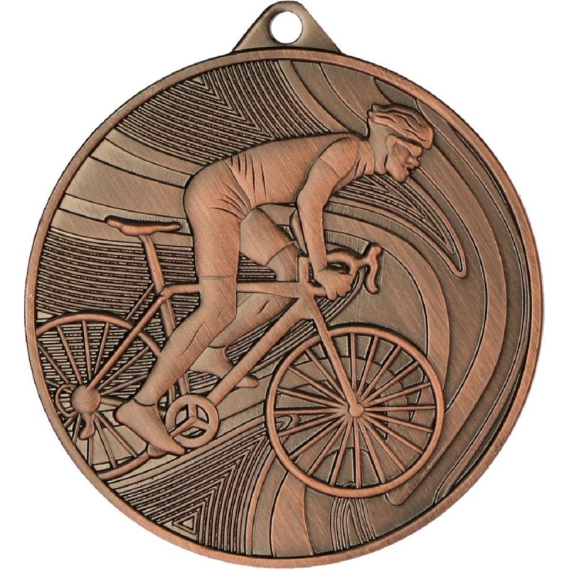 Bronze medal - cycling - steel medal