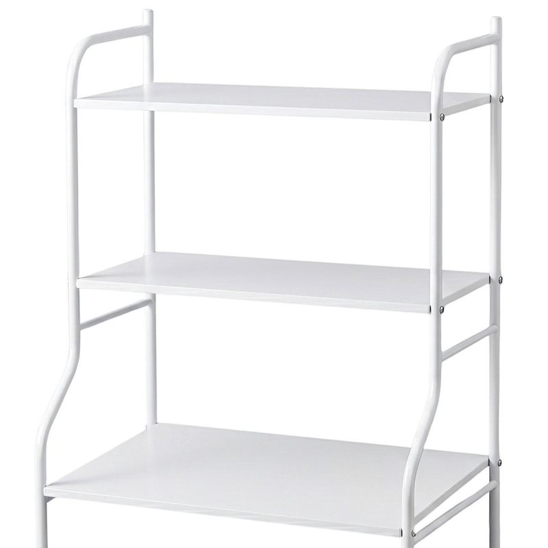 METAL ORGANIZER SHELF STANDING OVER THE WASHING MACHINE 62x25x155CM