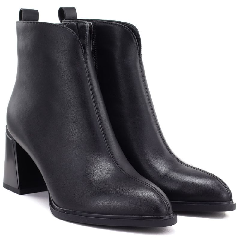 Vinceza Stivali leather high-heeled ankle Vinceza