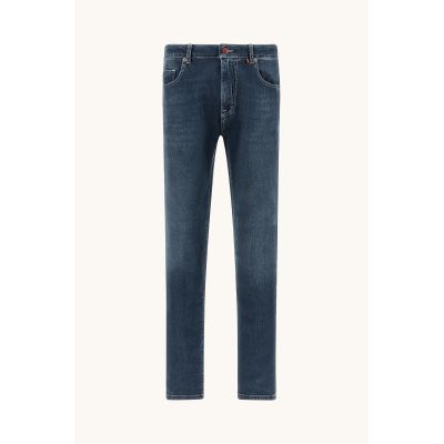 Paul&Shark Jeans Rivet five-pocket in mid-navy