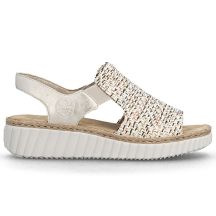 Rieker Sandali woven platform Rieker