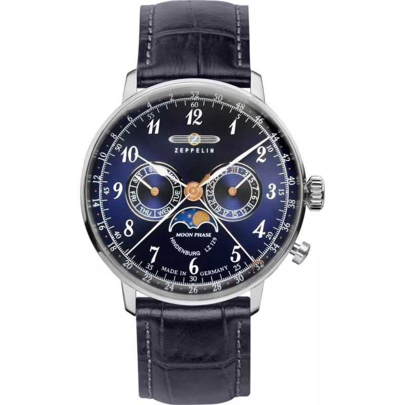 ZEPPELIN LZ129 Hindenburg 7036-3 Men's Watch + BOX
