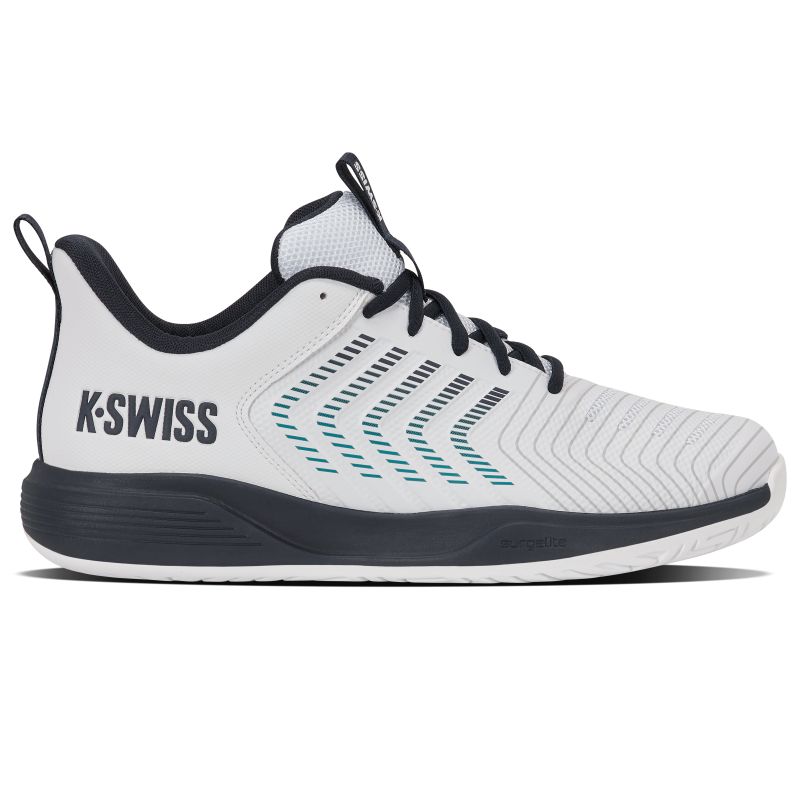 K-Swiss ULTRASHOT LIGHT WHITE/CARBON/BALTIC-M (04767-148-M)