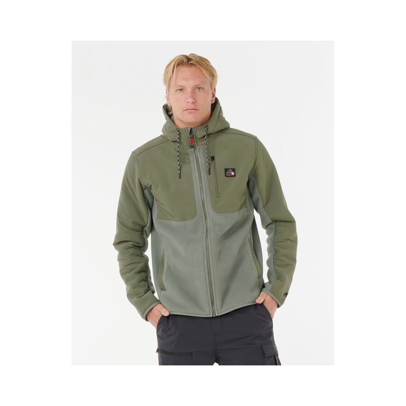 RIP CURL ANTI SERIES SEARCH sweatshirt green