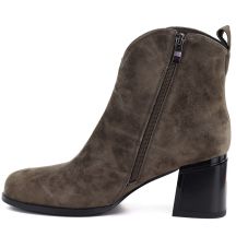 Vinceza Stivali leather high-heeled ankle in Vinceza