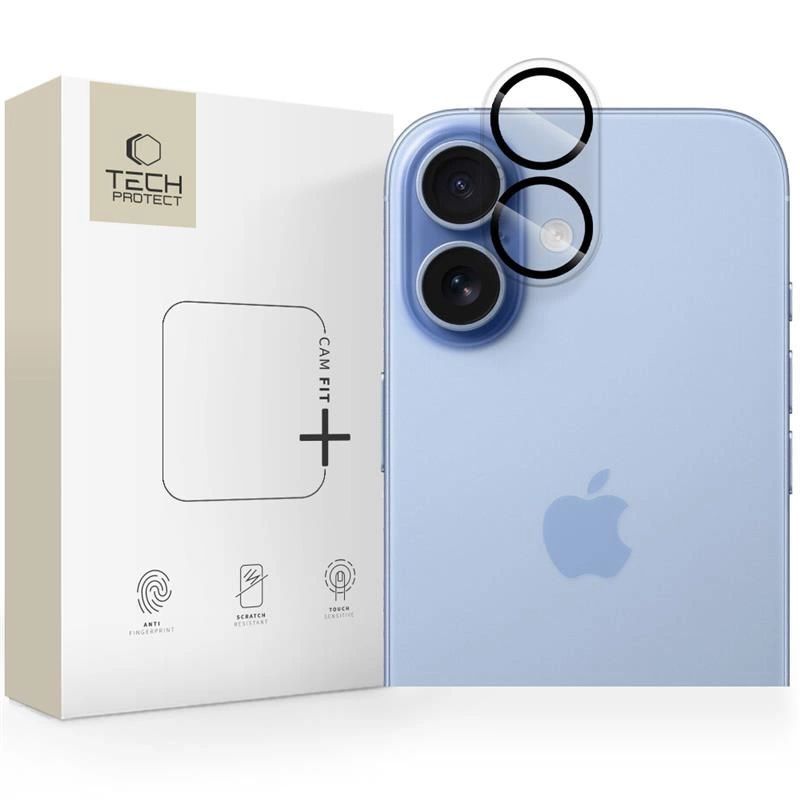 Tech-Protect Cam Fit+ Camera Cover for iPhone 17 - Clear