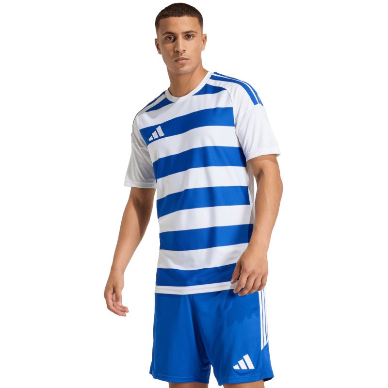 Men’s adidas Hooped 26 Jersey white-blue KF3389