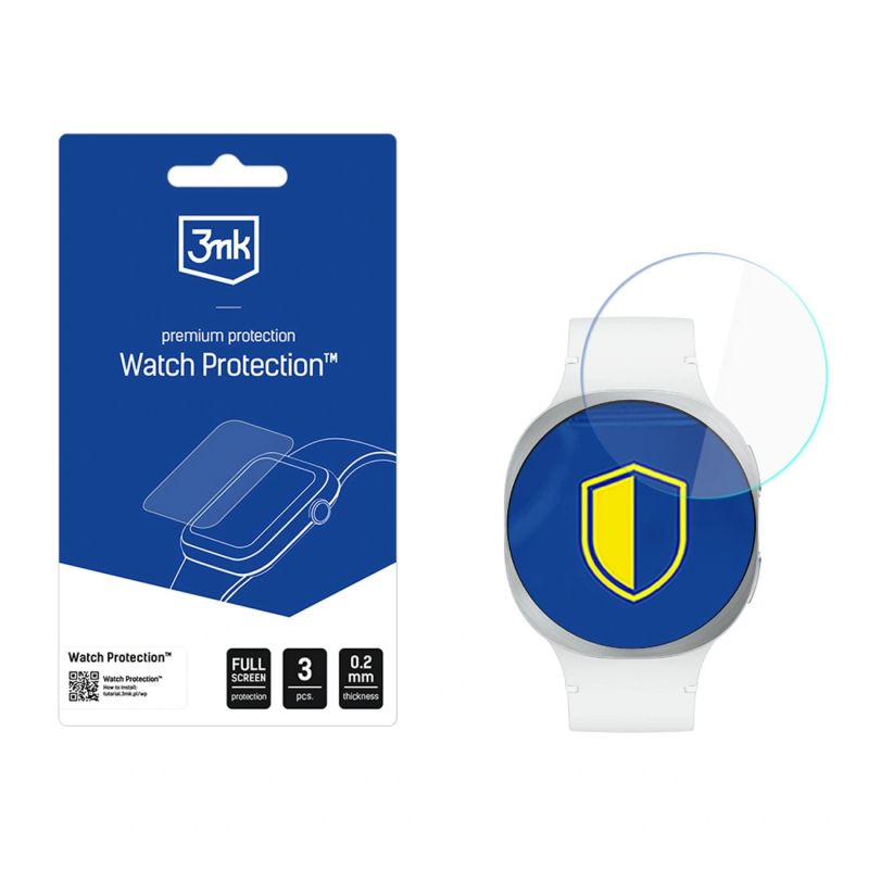 3mk Watch Protection FlexibleGlass hybrid glass for Samsung Galaxy Watch 8 40mm