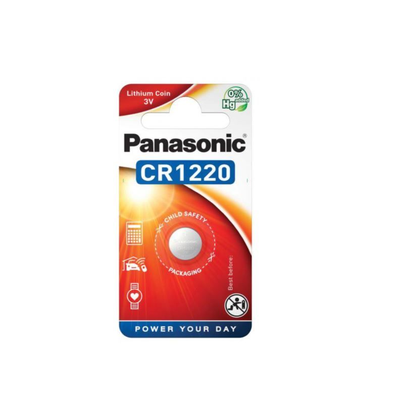Battery CR1220 PANASONIC 1 pc. price per box.