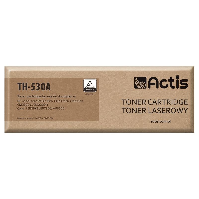 Actis TH-530A Toner (replaces HP 304A CC530A, Canon CRG-718B; Standard; 3600 pages; black)