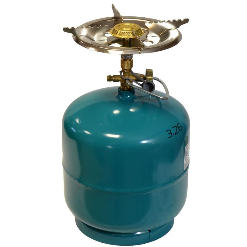 3KG GAS CYLINDER AND LARGE STOVE SET