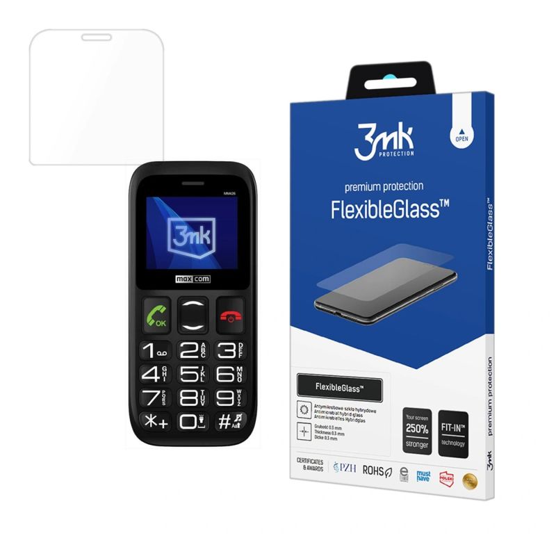 3mk FlexibleGlass hybrid glass on Maxcom Comfort MM426