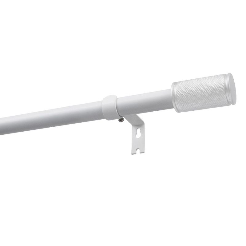 Single Extendable Curtain Rod Ø 19 mm GAMA White 200–300 cm KOWALSKI