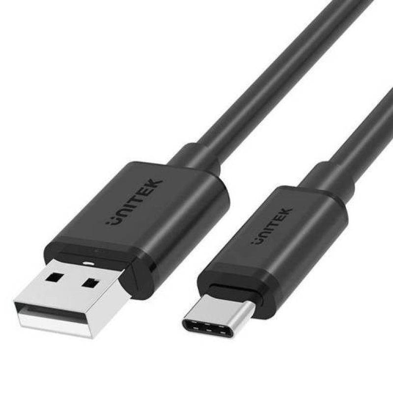UNITEK CABLE USB-A 2.0 - USB-C, 2M, C14068BK