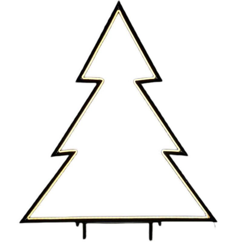 NEON CHRISTMAS TREE 190 LED TIMER 8 FUNCTIONS 53x75CM LUCA WARM WHITE