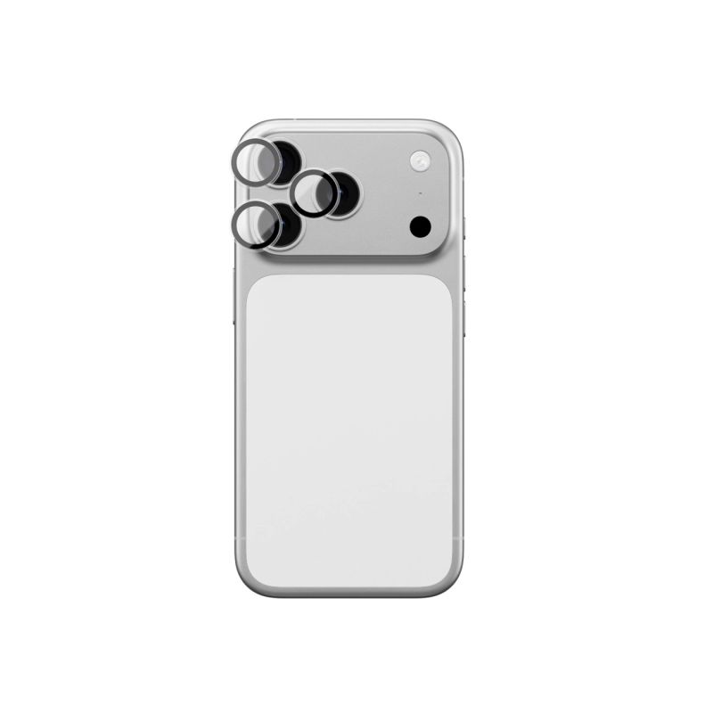 AmazingThing Sapphire Camera Glass for iPhone 17 Pro / Pro Max - with Black Frame