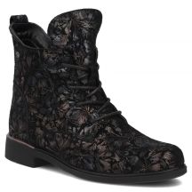 Filippo Stivali leather ankle with floral pattern, Filippo