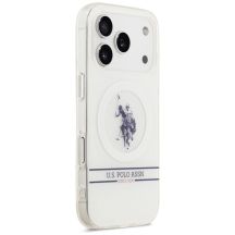 U.S. Polo Assn. Polo US DH and Bottom Stripe Logo MagSafe Case for iPhone Pro