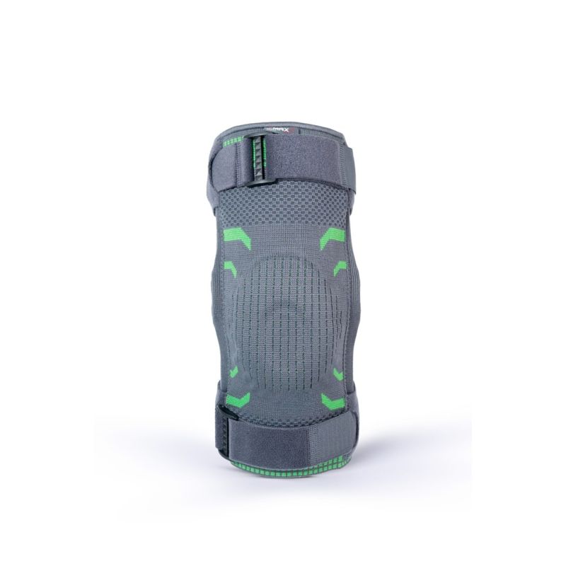 Flexible knee joint stabilizer with hinge O-1210/L REHAFUND