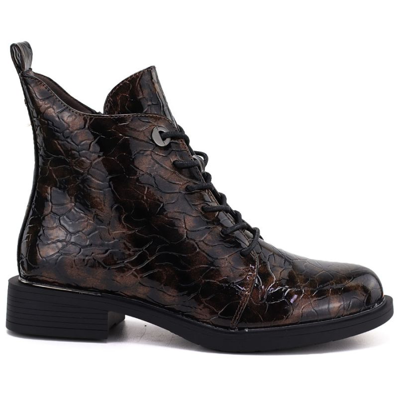 S.Barski Stivali patent leather ankle S.Barski
