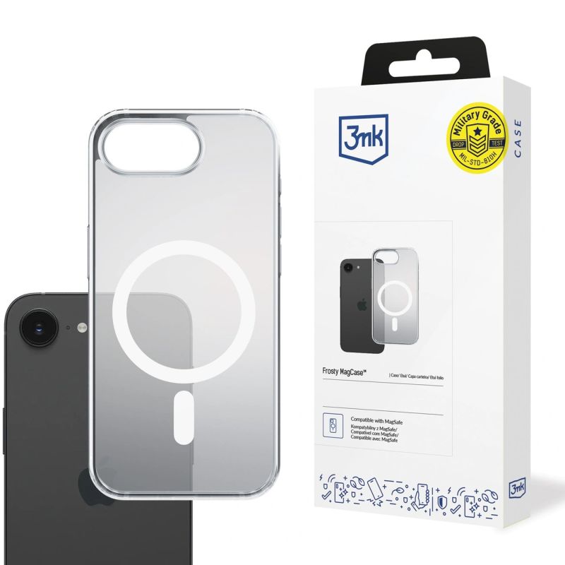 3mk Frosty MagCase for Apple iPhone 16E - White
