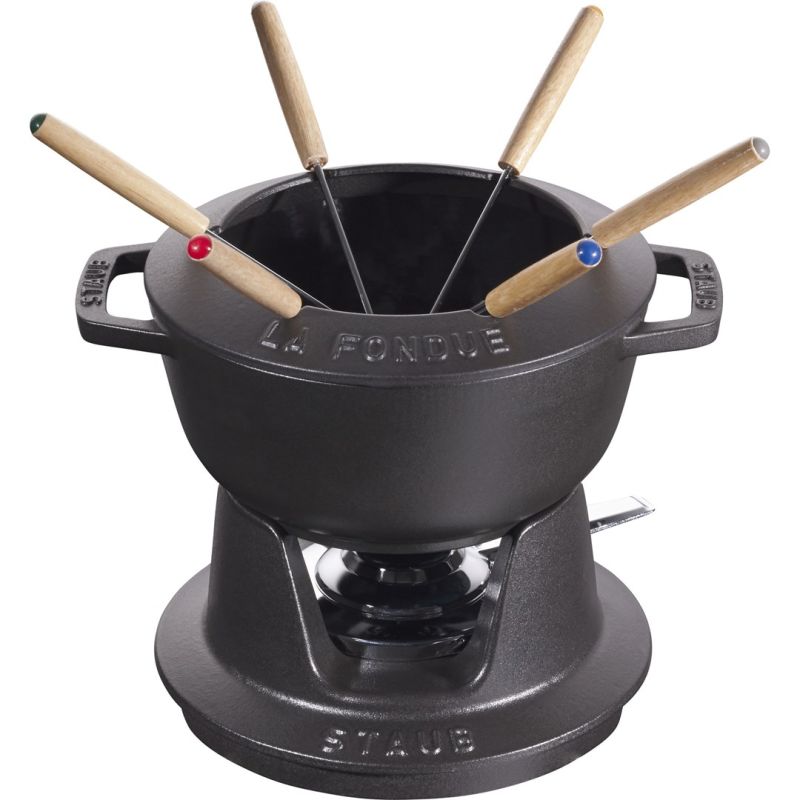 Staub Fondue Set – 18 cm, Black