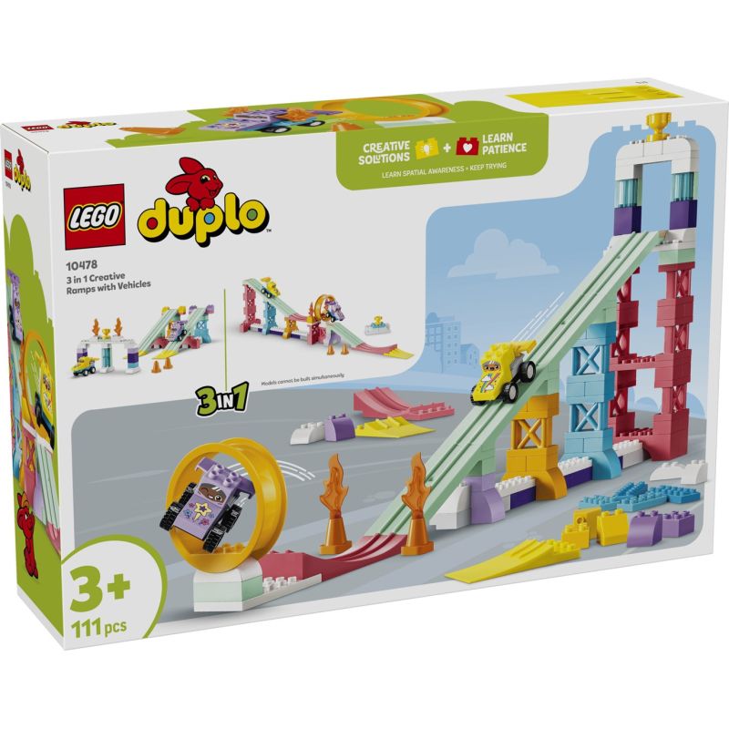 LEGO Duplo 10478 - 3-in-1 Creative Ramps with Vehicles