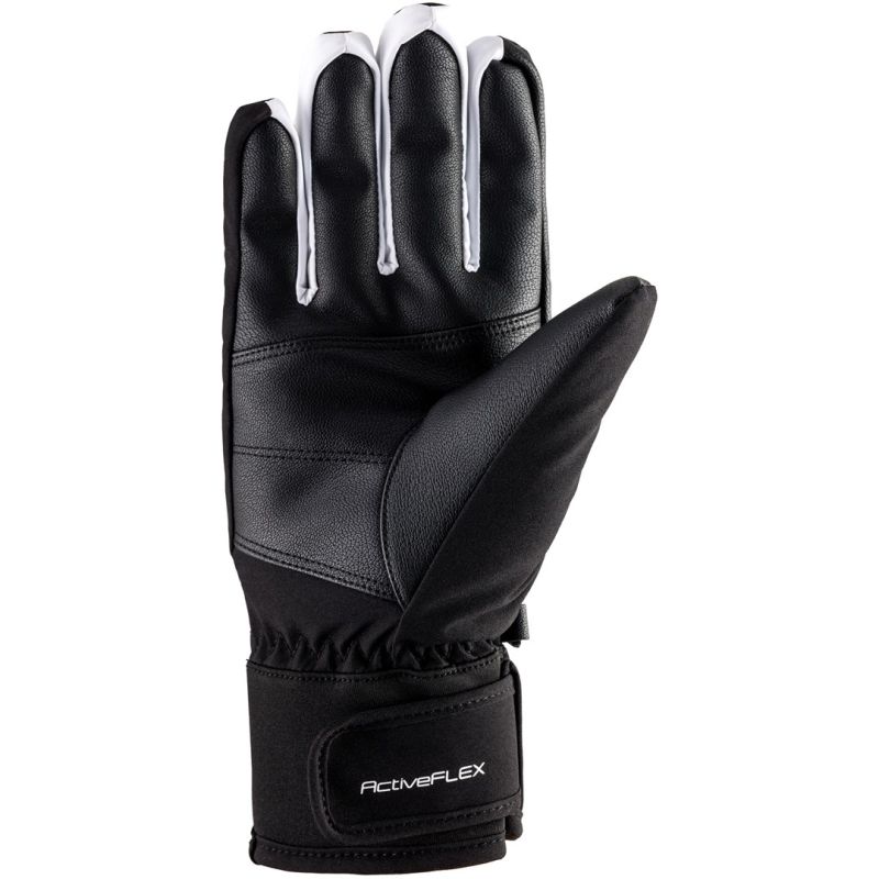 VIKING Fiorentini Ski Lady women's ski gloves black and white 5
