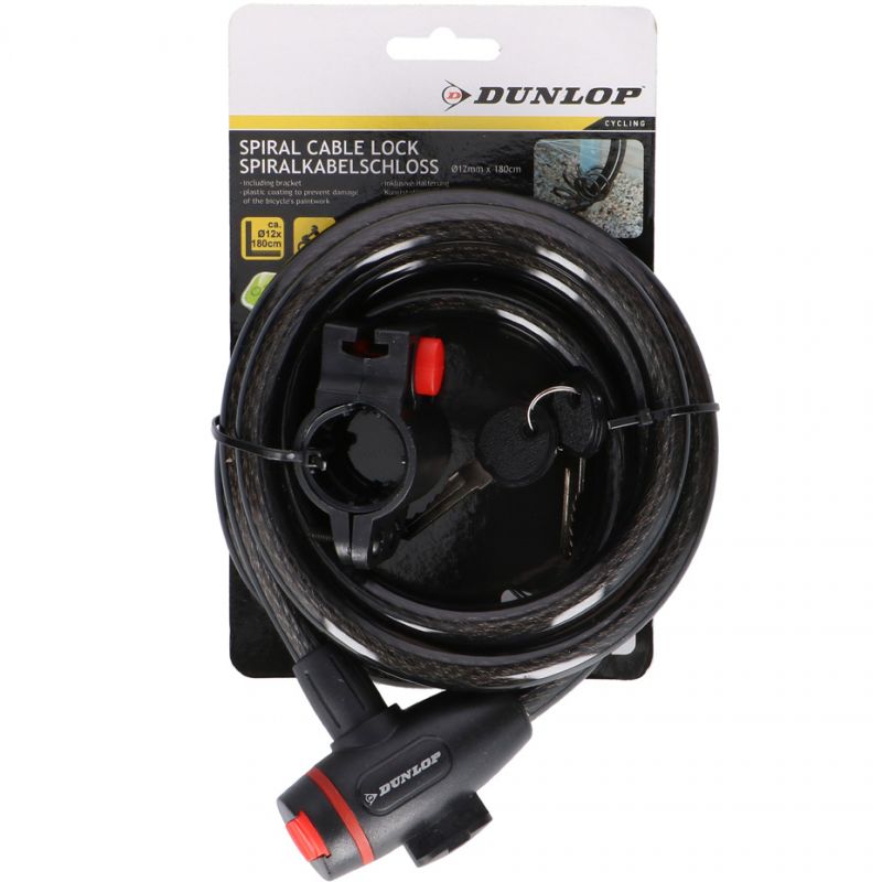 Dunlop spiral cable lock 12 mm..