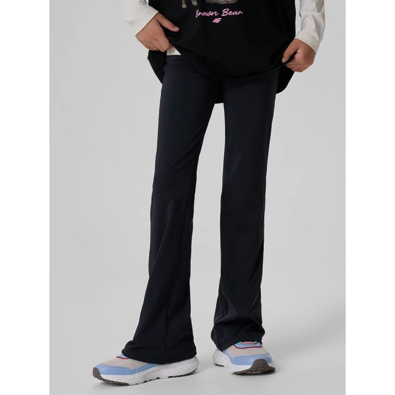 4f Leggings knit with flared legs
