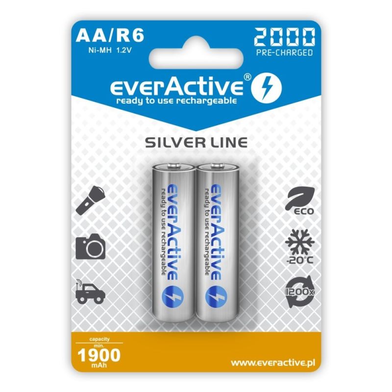 EVERACTIVE AA BATTERIES 2000 MAH - 2 PIECES EVHRL6-2000