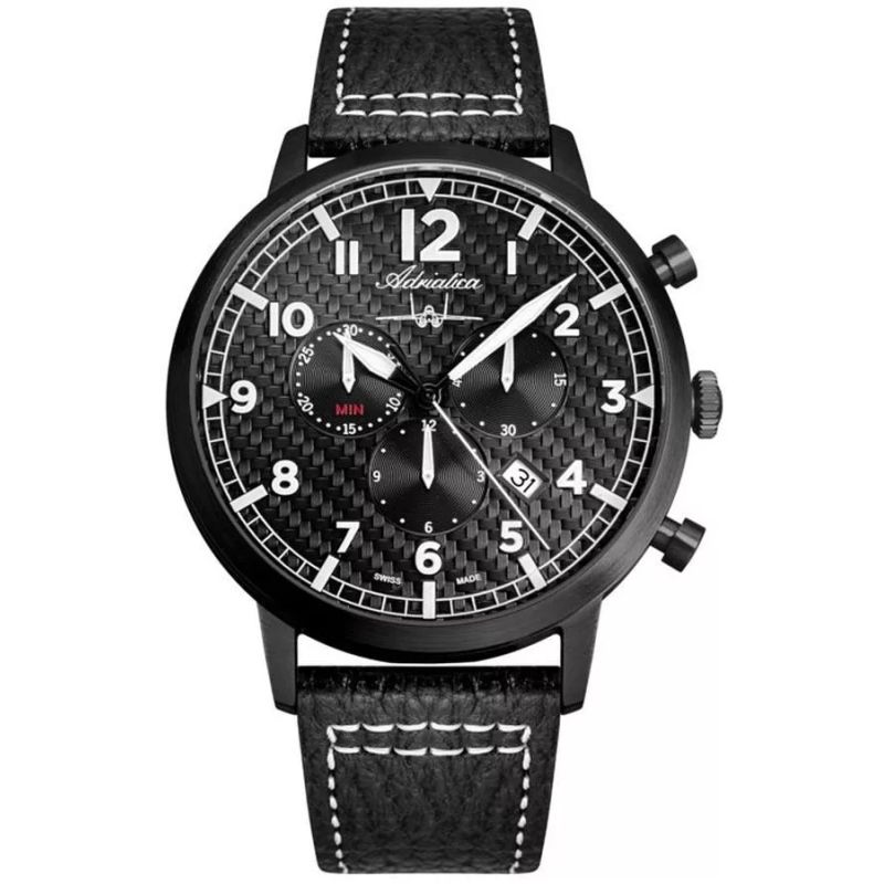 ADRIATICA Classic Chrono A8261.5224CH Men's Watch + BOX