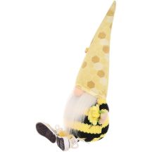 Saska Garden Sneakers snow gnome sitting drone in spring decoration