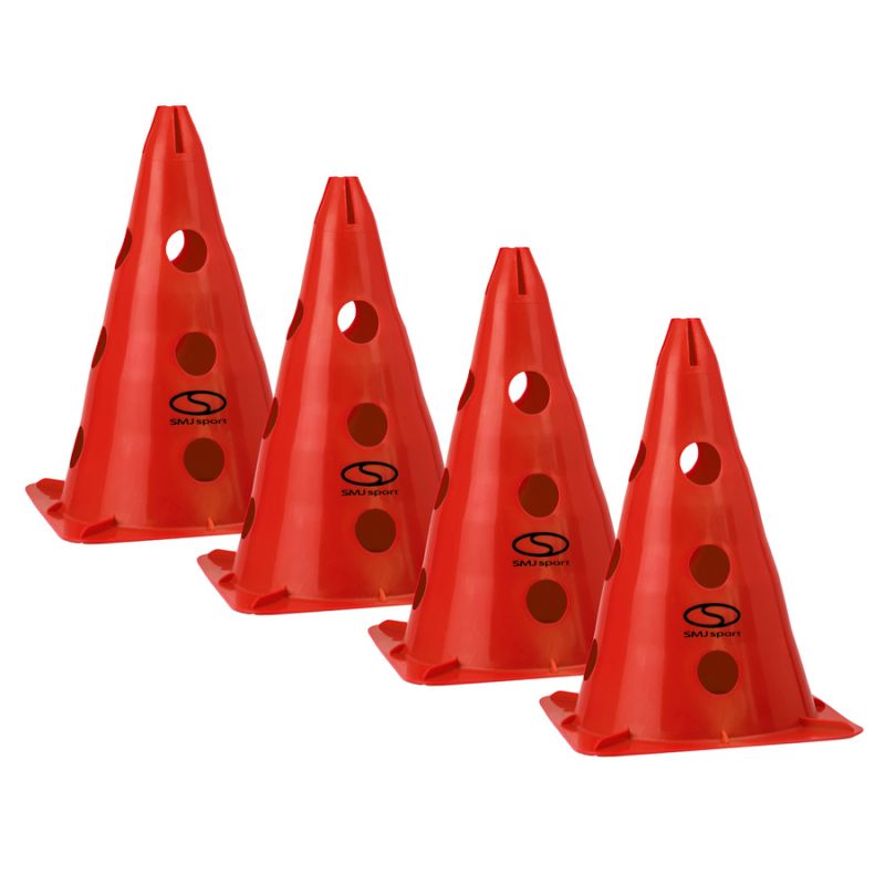 Set of 4 training cones - 30 cm red / PT4-13H-R