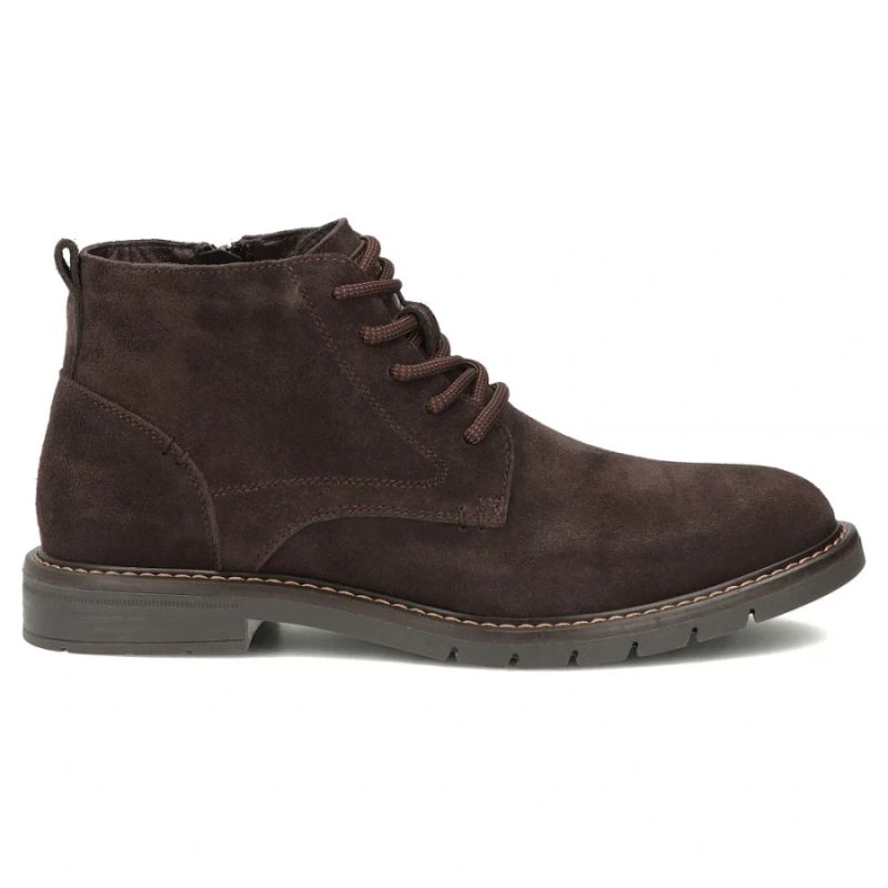 Filippo Stivali leather ankle, unlined, suede, Filippo
