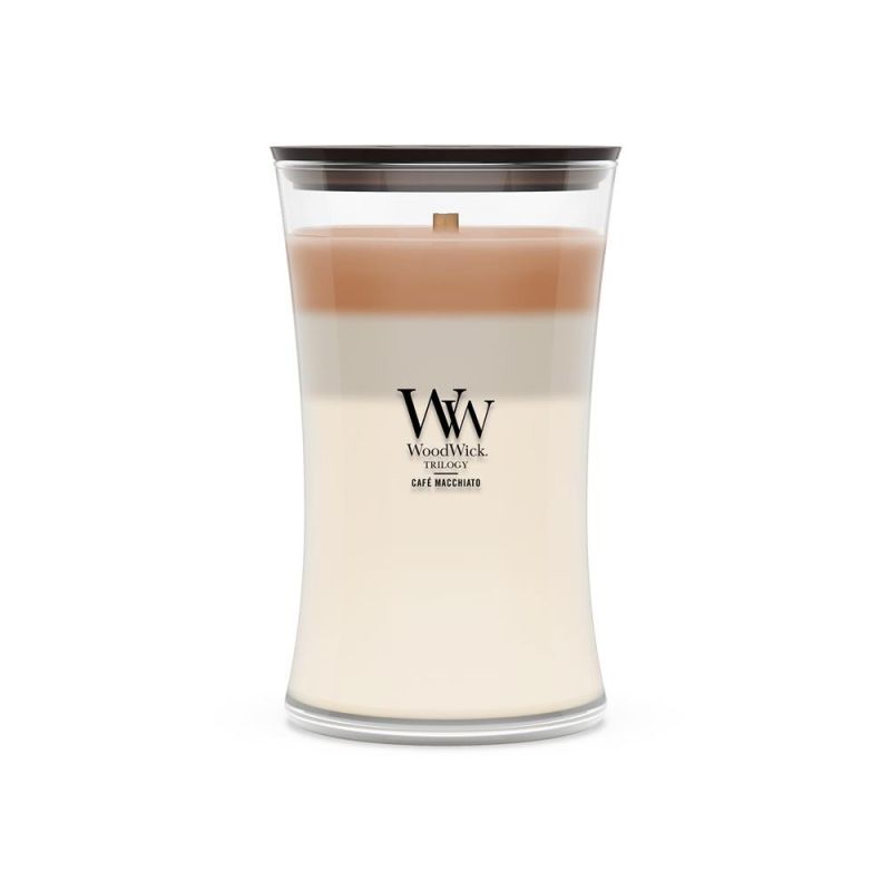 Large CAFÉ MACCHIATO WOODWICK Candle
