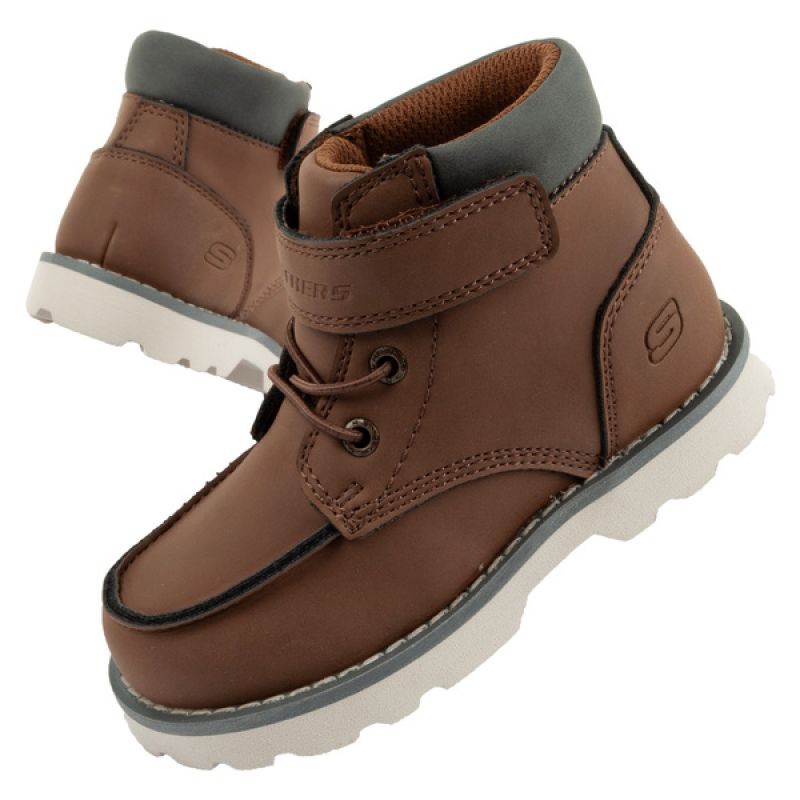 Skechers Jr 405672N/BRN shoes