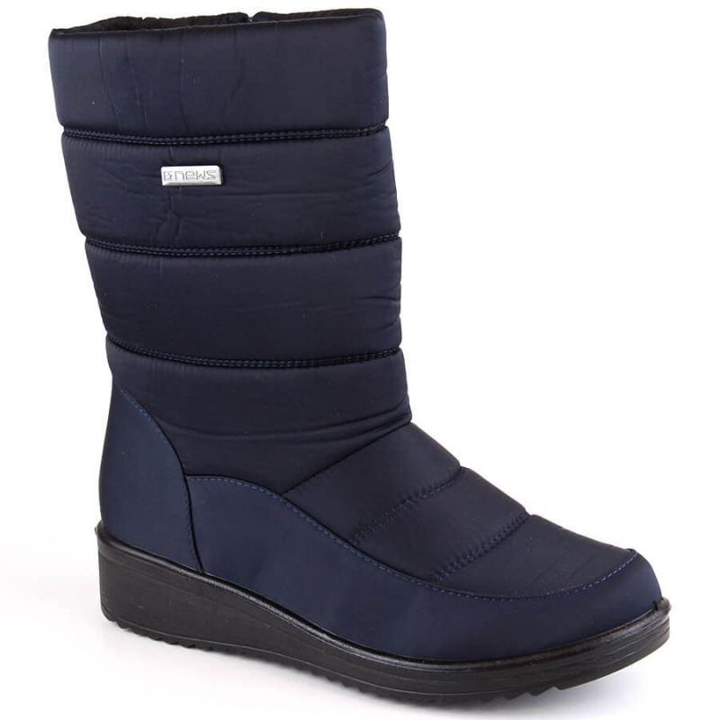 High-top snow boots News W EVE436B, navy blue