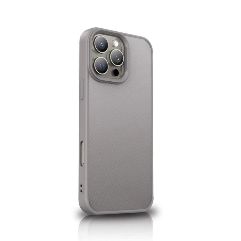 Wozinsky Carbon Fiber Case with MagSafe for Samsung Galaxy S25+ - Gray
