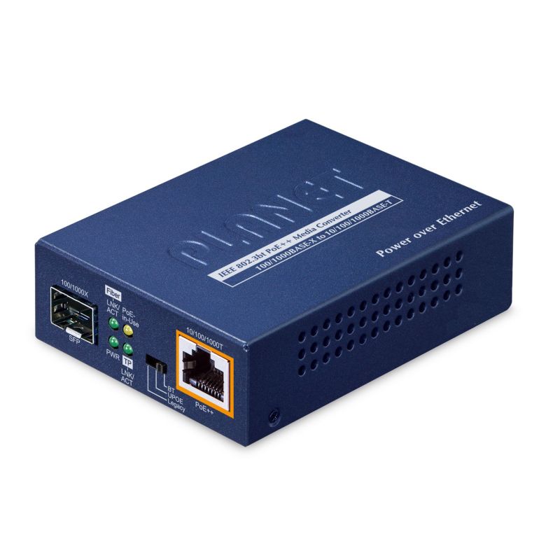 PLANET 1-Port 100/1000X SFP to Network Converter Blue