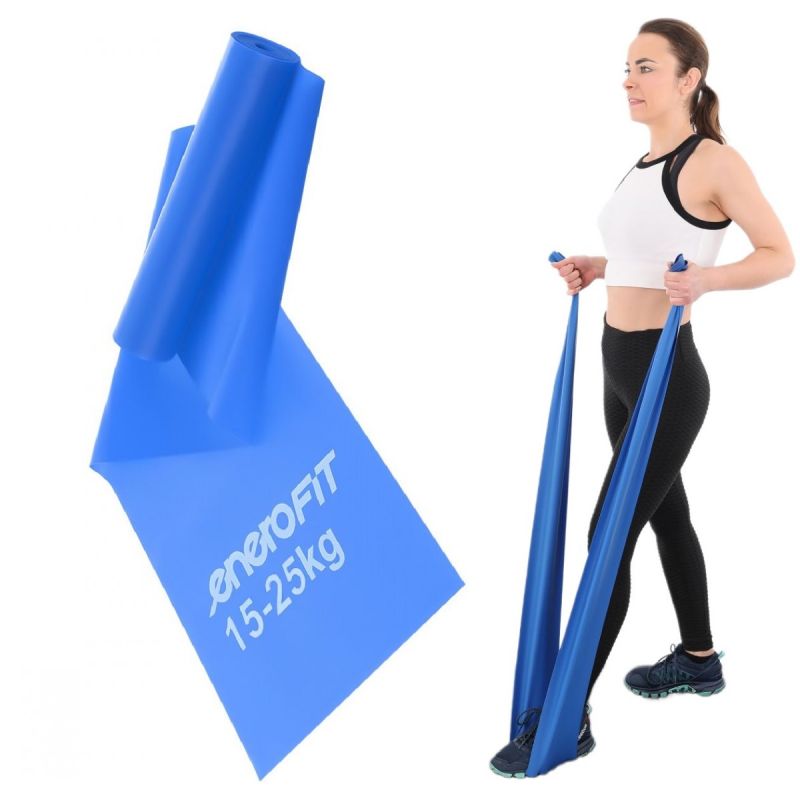 TRAINING TAPE FOR PILATES EXERCISES 2000x150x0.550MM 15-25KG BLUE