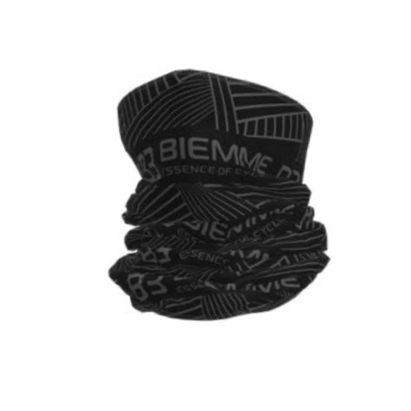 Biemme Black and Gray Scarf