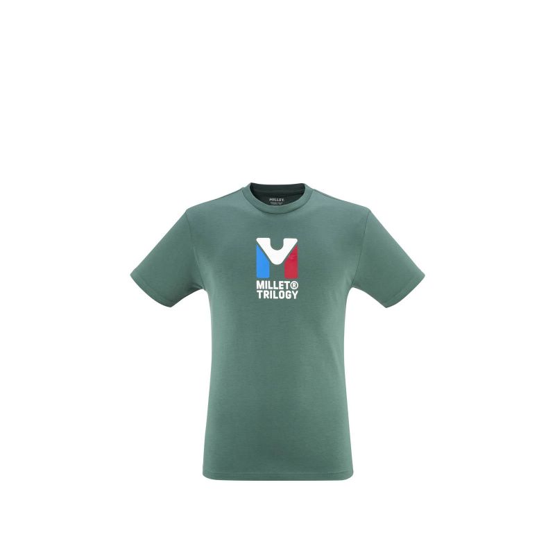 MILLET CHAMONIX TRI TS SS M green T-shirt