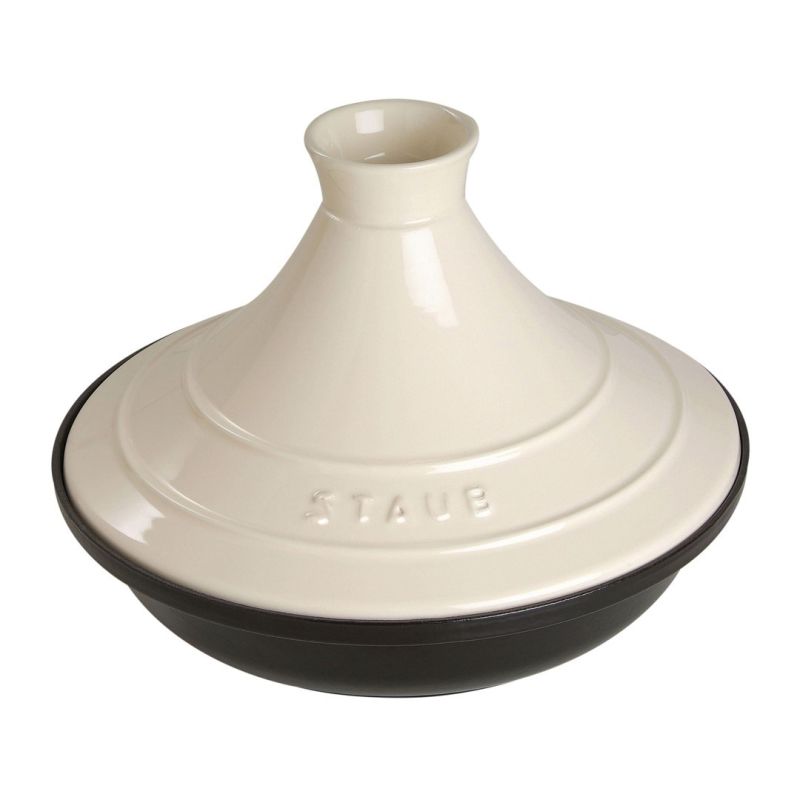 Staub Tajine Dish – 28 cm, Beige-Black