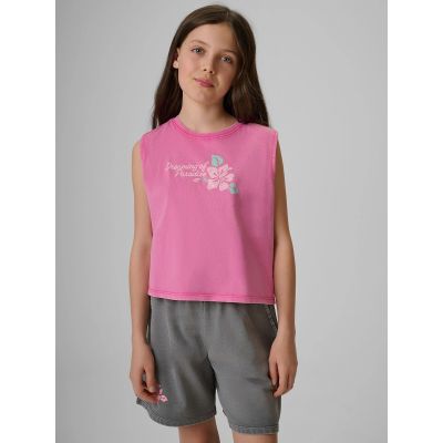 4f Maglietta sleeveless with print