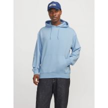Jack&Jones Felpa con cappuccio jjestar basic sweat hood noos chambray