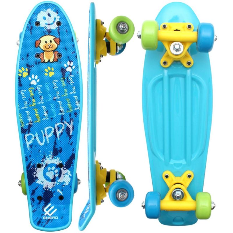ENERO MINI PUPPY PLASTIC SKATEBOARD